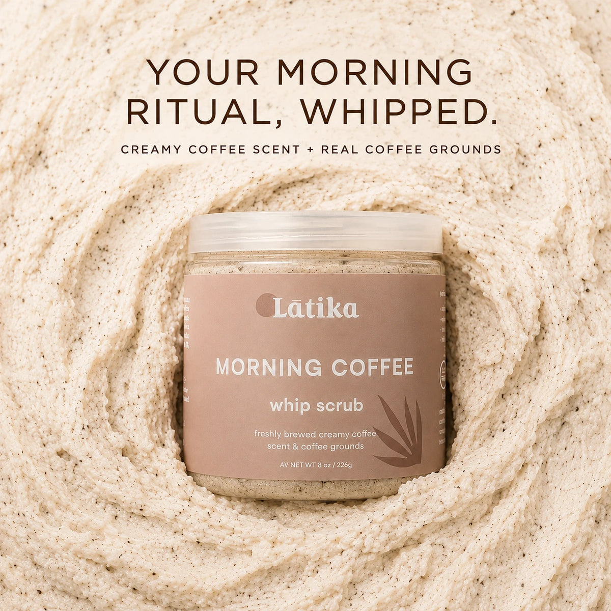 Whipped Scrub soap - Morning Coffee Whip Scrub