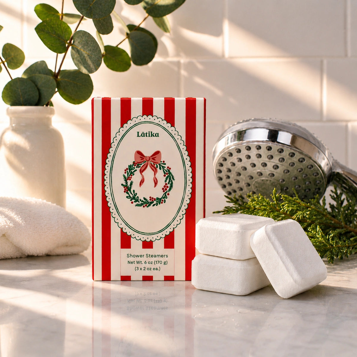 Christmas Shower Steamers