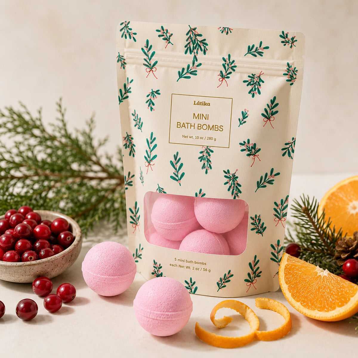Christmas Mini Bath Bombs