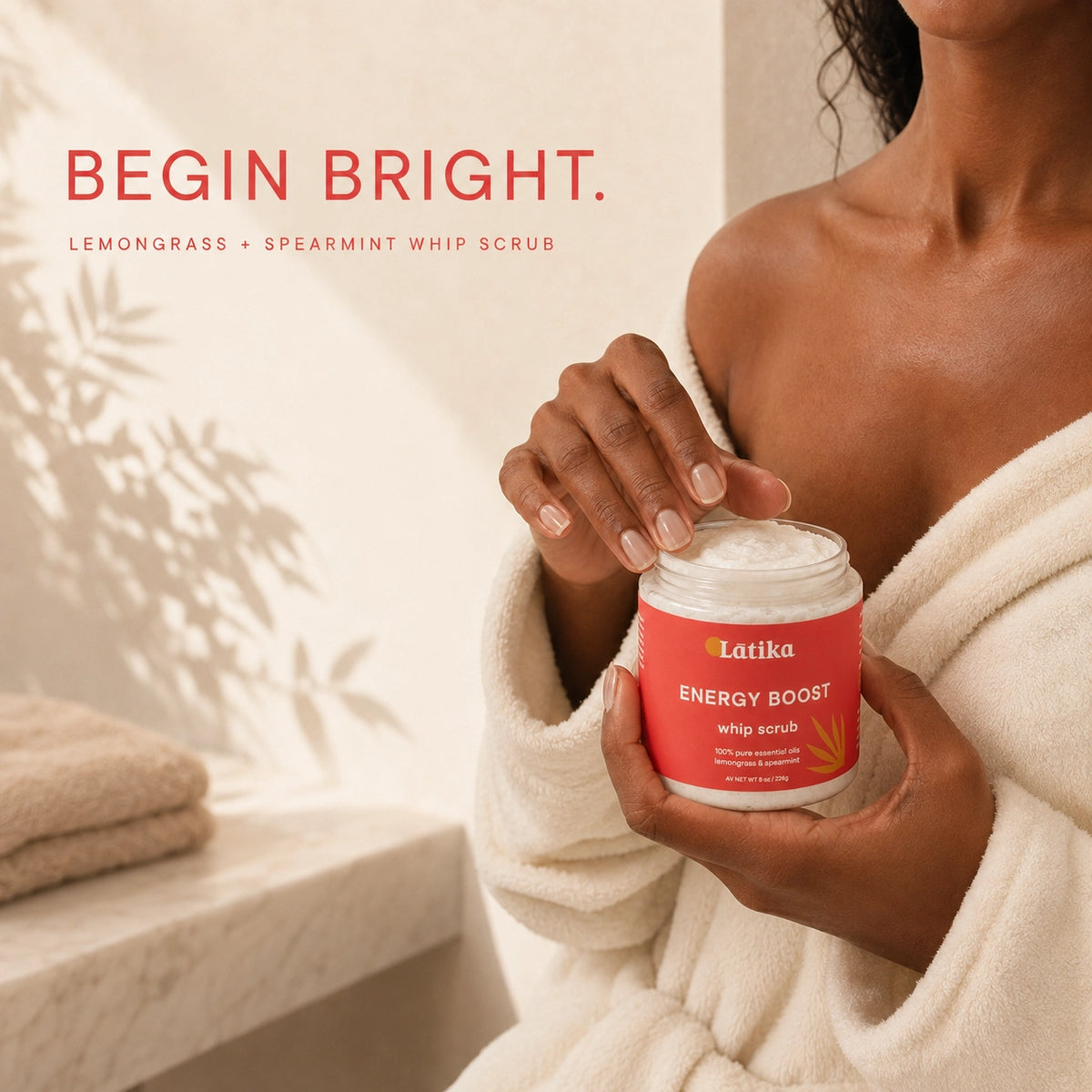 Whipped Scrub soap - Energy Boost Whip Scrub