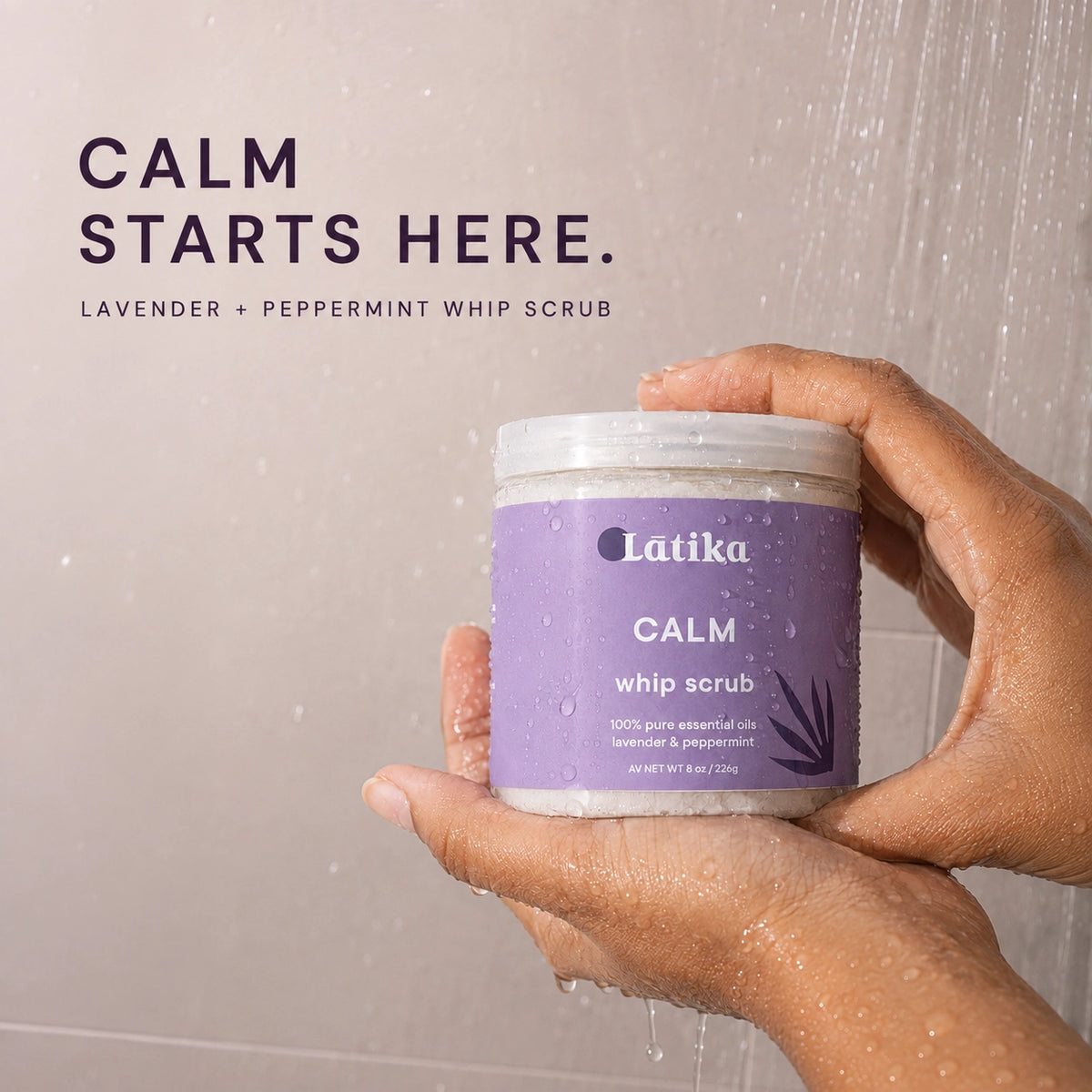 Whipped Scrub soap - Calm Whip Scrub