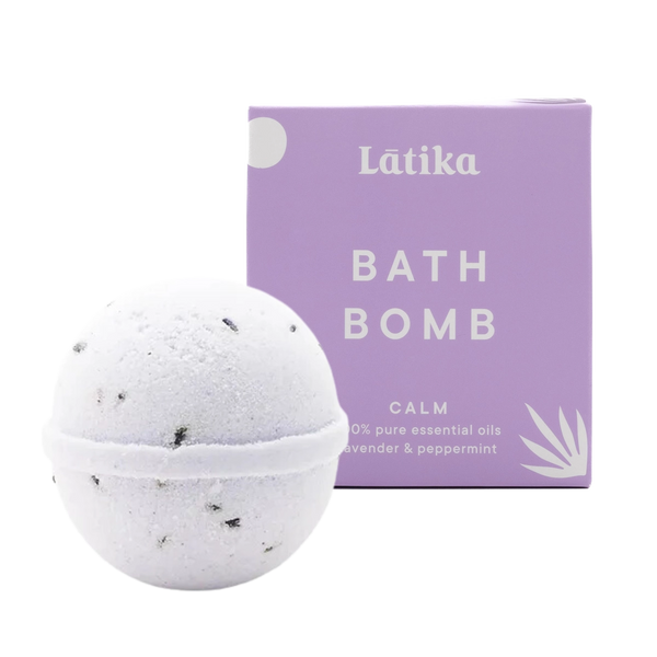 Calm Bath Bomb | Lavender & Peppermint | Latika – Latika Beauty