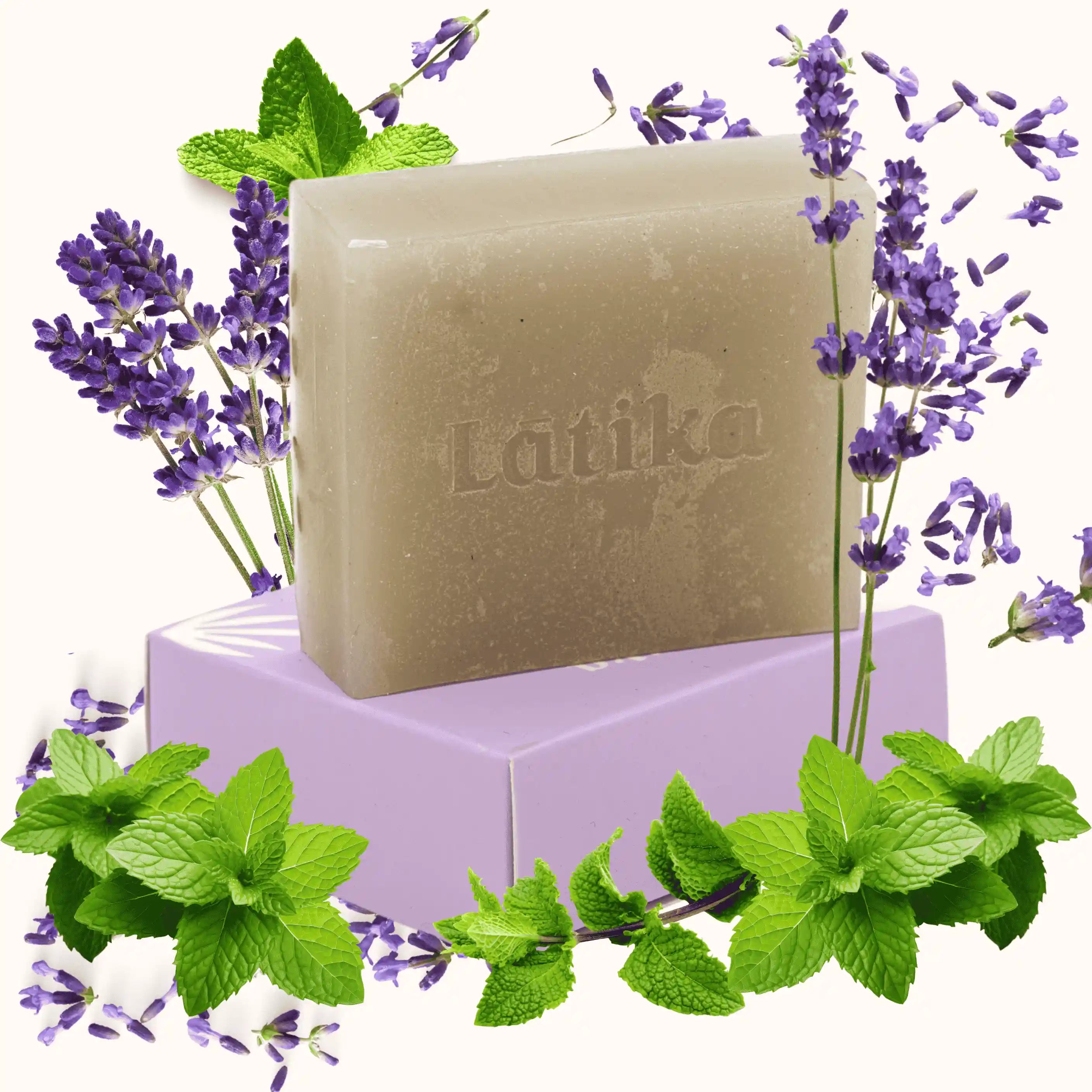 Bar of soap with &