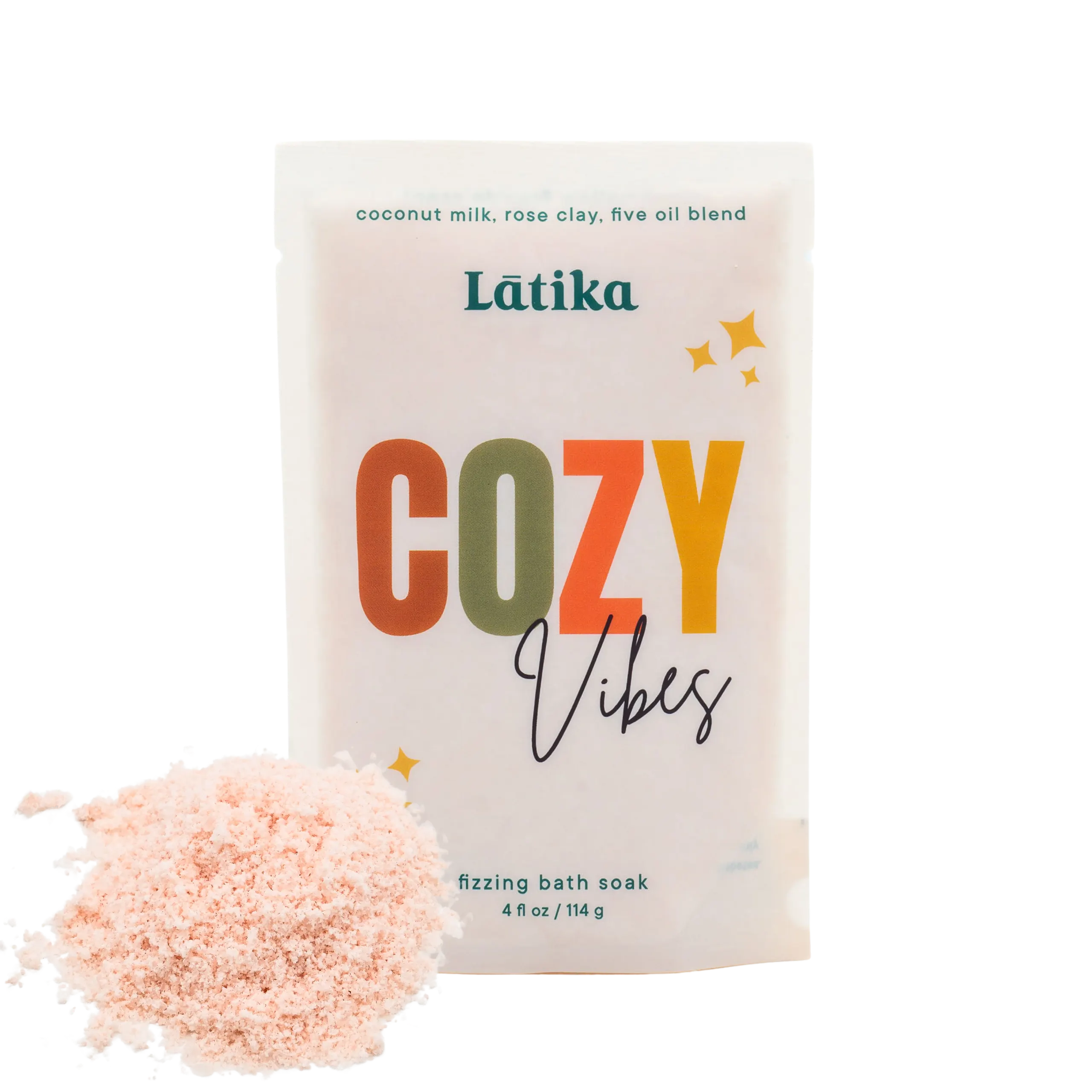 Fizzy bath soak with &