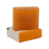 Orange soap bar with &