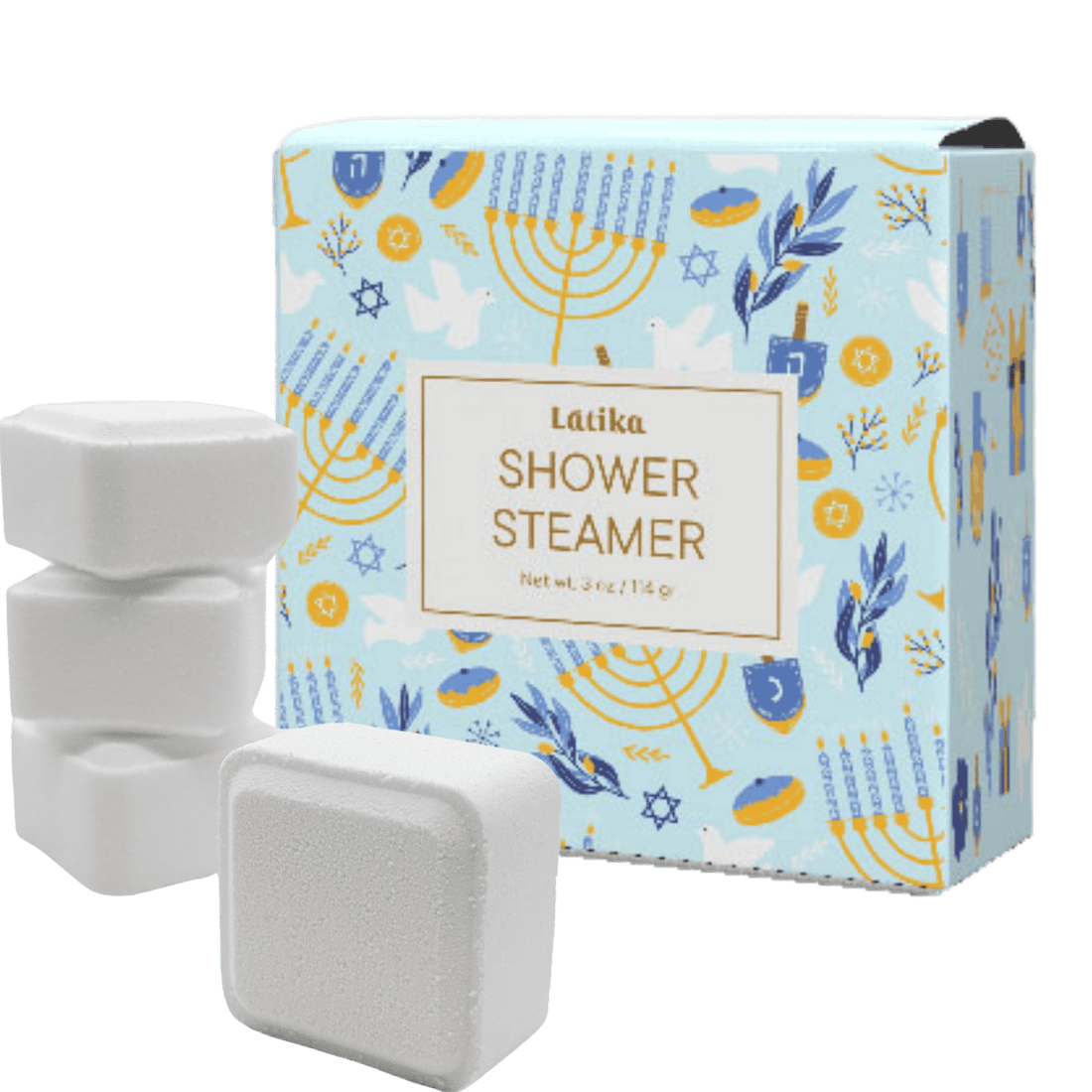 Hanukkah Shower Steamers