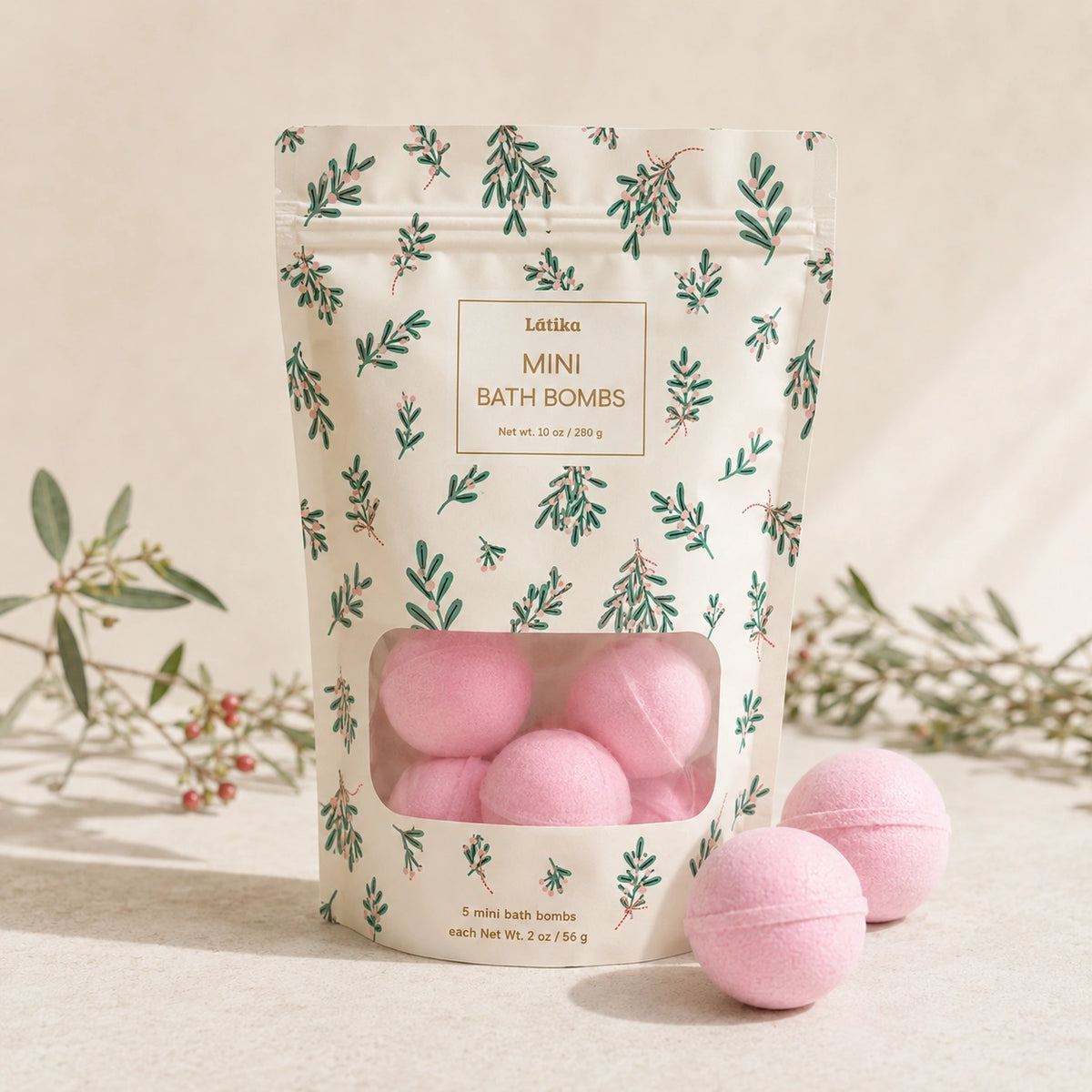 Christmas Mini Bath Bombs