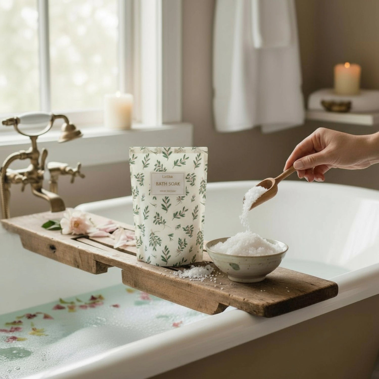 Christmas Bath Soak | Holiday Epsom Salt Soak | Latika Beauty Christmas Bath Soak | Holiday Epsom Salt Soak | Latika Beauty