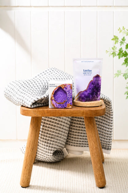 Geode Crystal Mineral Bath Soak