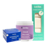 latika sleep ritual products including shower steamer box, whip  scrub jar and a cream jar in its box