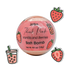 Pink bath bomb labeled &